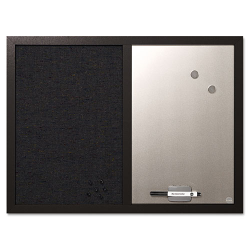 BI-SILQUE VISUAL COMMUNICATION PRODUCTS MasterVision Combo Bulletin Board, Bulletin/Dry Erase, 18x24, Black Frame - MX04433168 at Sears.com