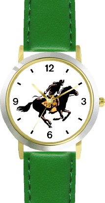 WatchBuddy Horse & Rider of the Pony Express Horse - WATCHBUDDY DLX 2-TONE THEME WATCH - Green Strap-Kid's Size at Sears.com