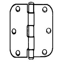 STANLEY HARDWARE Hinge 3.5X3.5 1/4 Rad Bronze By Stanley Hardware at Sears.com