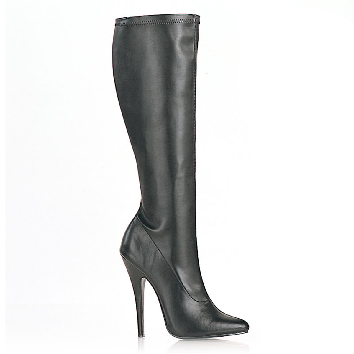 Pleaser Domina-2000 Womens Knee High Black Matte Boots Heels Shoes at Sears.com