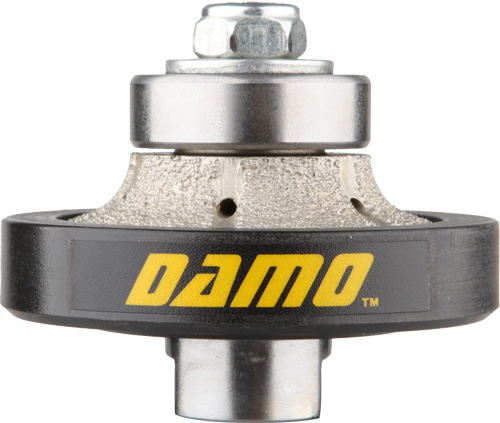 DAMO 3/8" Demi-bullnose/Roundover Diamond Hand Profiler/Router Bits with 5/8-11 Thread for Countertops at Sears.com