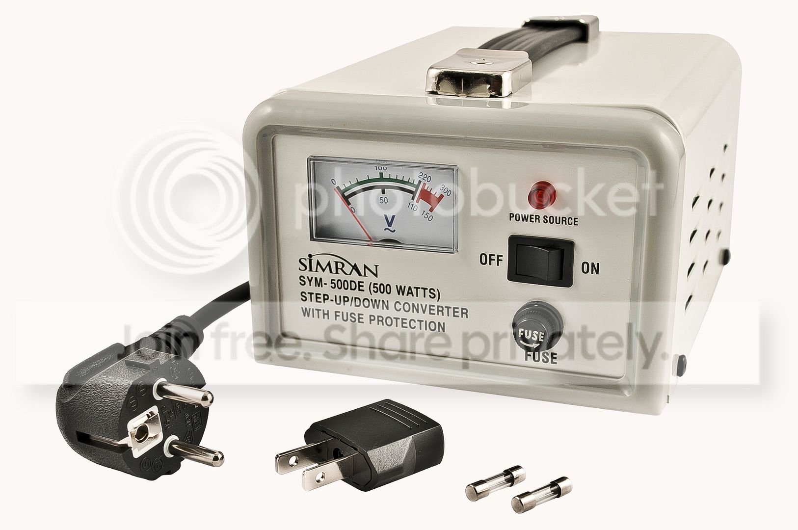 Simran SYM 500 - Deluxe 500 Watts Step Up / Step Down Voltage Transformer at Sears.com