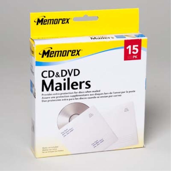 Ddi MEMOREX CD AND DVD MAILERS 15PK(Pack of 5) at Sears.com