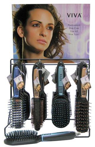 Ddi Viva Pastel Hairbrush Display 4 Styles, 4 Colors(Pack of 24) at Sears.com