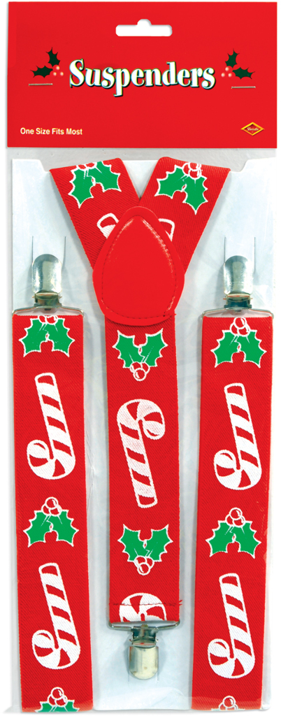 Ddi Candy Cane & Holly Suspenders(Pack of 48) at Sears.com