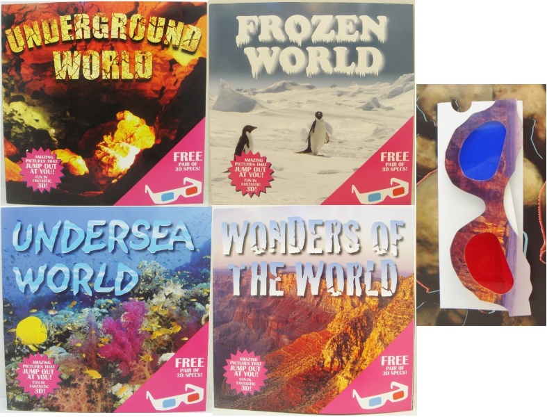 Ddi Amazing 3D Books with 3D Specs - 4 Different World(Pack of 96) at Sears.com