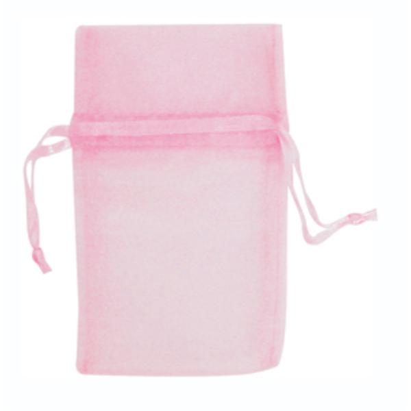 Ddi 3" x 4" Pink Organza Pouch(Pack of 12) at Sears.com