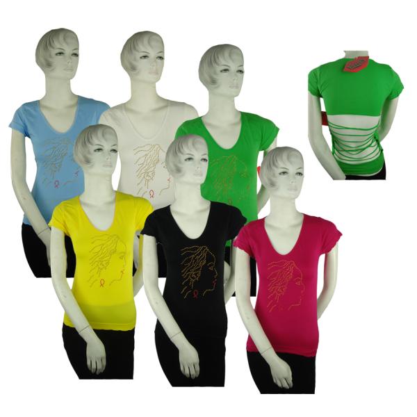 Ddi Women's V Cut Top With String Back(Pack of 12) at Sears.com
