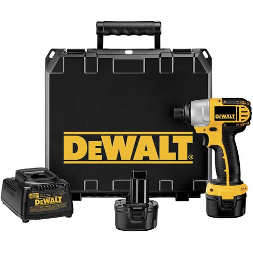 DeWALT DC855KA 1/4" 9.6V Cordless Impact Wrench Driver Tool Kit - 9.6 Volt at Sears.com