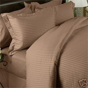 sheetsnthings 8PC Striped Taupe 600 thread count King bed in a bag includes: sheet set+duvet cover set+ down alternative comforter at Sears.com