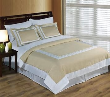 sheetsnthings 6PC Twin/ Twin XL Linen with White Hotel Bed in a Bag set includes: 2pc duvet set +1pc Down Alter. Comforter+ 3pc Sheet set at Sears.com