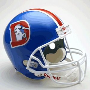 creative sports RD-BRONCOSTB-R-BlueD Denver Broncos 1975-1996 Throwback Riddell Full Size Deluxe Replica Football Helmet at Sears.com