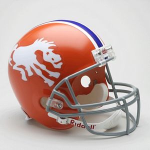 creative sports RD-BRONCOSTB-R1966 Denver Broncos 1966 Throwback Riddell Full Size Deluxe Replica Football Helmet at Sears.com