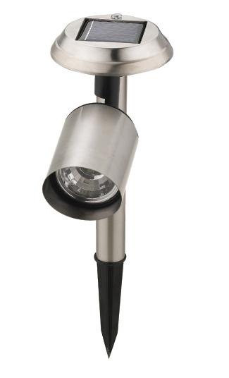 Pine Top Sales 508-0006P Solar Stainless Spot Light - Pewter at Sears.com