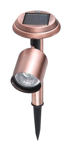Pine Top Sales 508-0006C Solar Stainless Spot Light - Copper at Sears.com