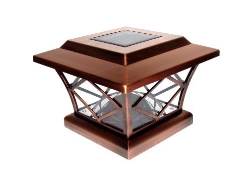 Pine Top Sales 511-0010 Solar Plastic Fence Light - Copper Plated at Sears.com