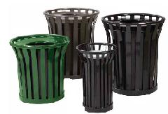 Witt Industries WC3600-AT-BK WC receptacle w/ash and trash top black at Sears.com