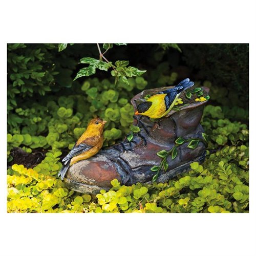 Evergreen Enterprises 842174 Winged Impression Garden Boot Statuary at Sears.com