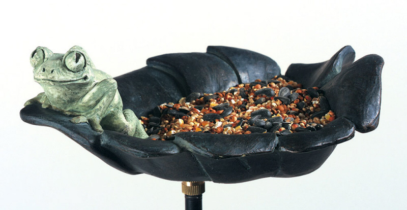 Evergreen Enterprises 87274 Tropical Frog Garden Stake Birdfeeder at Sears.com