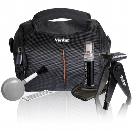 Vivitar VIV-SK-401 Camera Bag Mini Tripod and Lens Cleaner at Sears.com