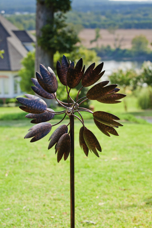 Evergreen Enterprises 489042 Bloom Powder Coated Metal Kinetic Garden Art at Sears.com