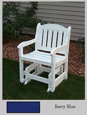PRAIRIE LEISURE DESIGN 48 Berry Blue Garden Chair Glider - Berry Blue at Sears.com