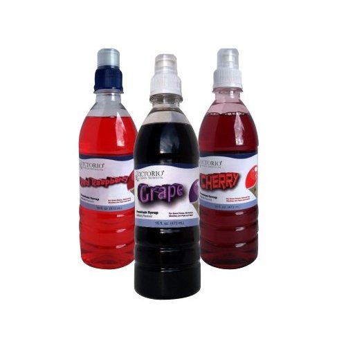 Victorio Kitchen Products VKP1108 3-Pack Shaved Ice And Snow Cone Syrups - Fruity Fun at Sears.com