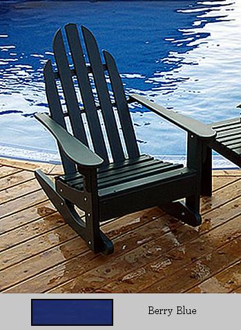 PRAIRIE LEISURE DESIGN 31 Berry Blue Adirondack Rocker - Berry Blue at Sears.com