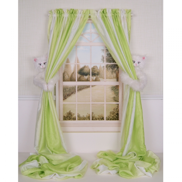 Curtain Critters ALWTKT031208SET Plush Best Friends Kitty Curtain Tieback Set- 2 at Sears.com