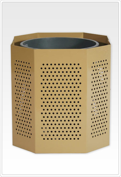Sports Play 601-708 32 gal Steel Trash Can - Perforated Steel at Sears.com