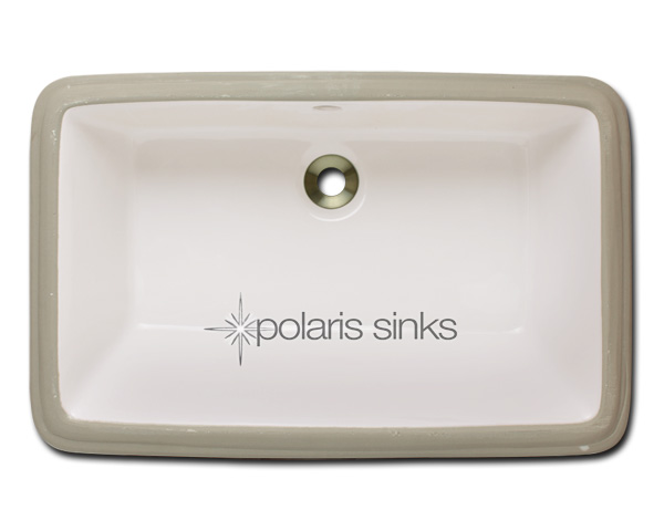 Polaris Sink PU2181B Bisque Rectangular Undermount Bathroom Sink� at Sears.com