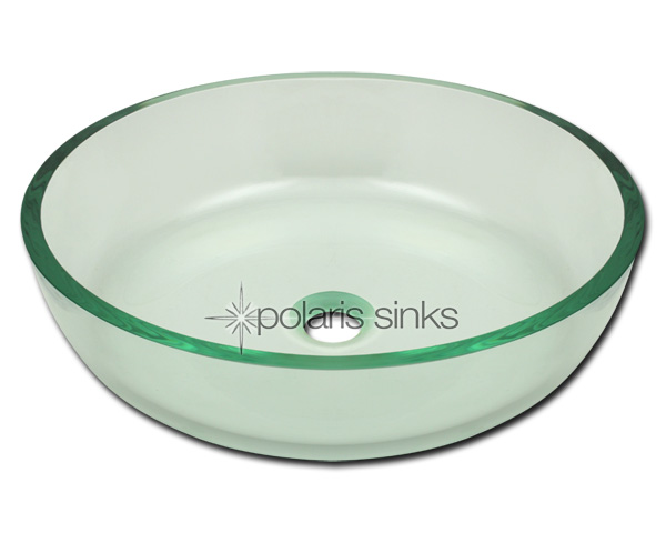 Polaris Sink P526 Wood Grain Glass Vessel Bathroom Sink at Sears.com