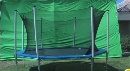 Trampoline Parts and Supply HEDNET Universal Enclosure Net for 8 Pole System - Fits a 8ft., 10ft., 12ft., Round Frame at Sears.com