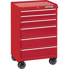 Waterloo Industries WCA-266RD-CL 6-Drawer Cabinet with Liners and Upgraded Casters - Red at Sears.com