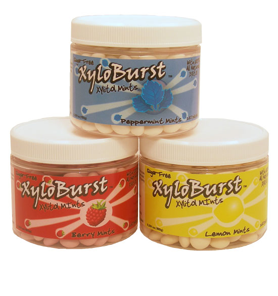 xyloburst XYB047 250ct Peppermint Mint Jars 5.29 oz - 3 Pack at Sears.com