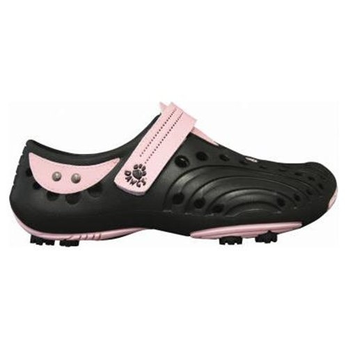 USA Dawgs WGS3754 DAWGS Womens Golf Spirit - Black-Soft Pink - Size 10 at Sears.com