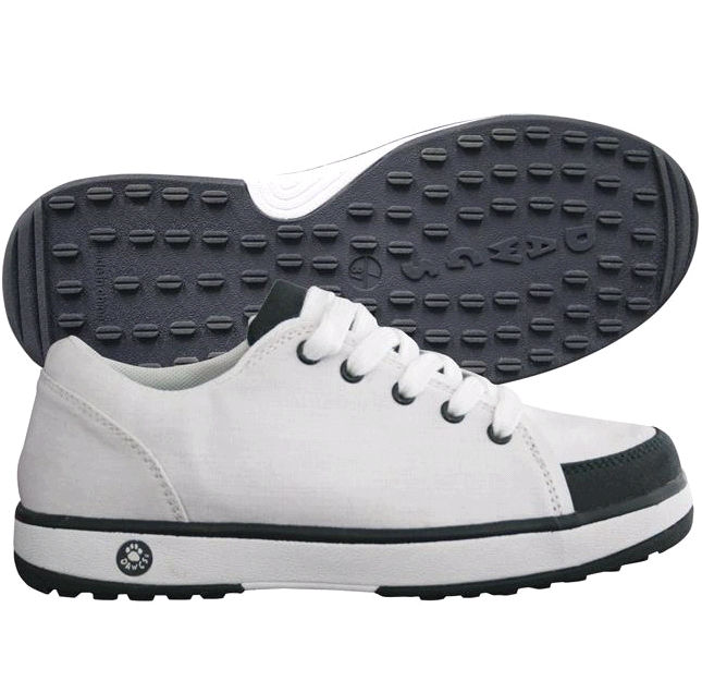 USA Dawgs WCG1865 DAWGS Womens Canvas Golf Crossover Shoe - White-Navy - Size 10 at Sears.com