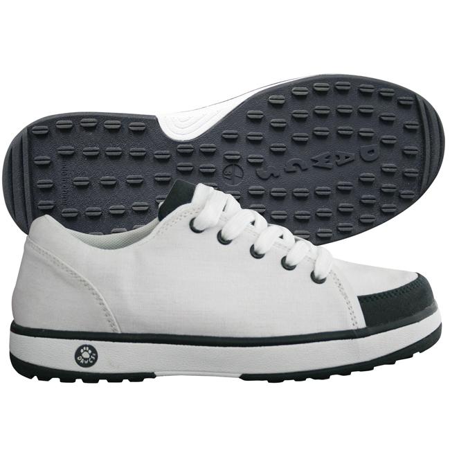 USA Dawgs WCG1827 DAWGS Womens Canvas Golf Crossover Shoe - White-Navy - Size 6 at Sears.com
