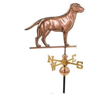 GOOD DIRECTIONS 560P Labrador Retriever Weathervane - Polished Copper at Sears.com