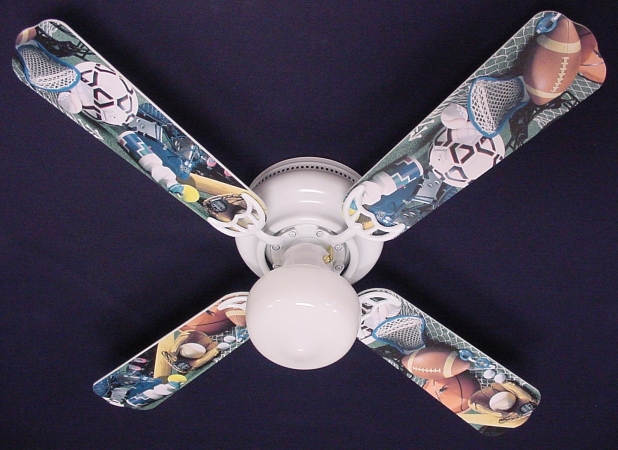 Ceiling Fan Designers 42FAN-KIDS-SFBS Soccer Football Baseball Sports Ceiling Fan 42 in. at Sears.com