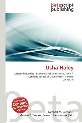 Betascript Publishing Usha Haley by Surhone, Lambert M./ Tennoe, Mariam T./ Henssonow, Susan F. [Paperback] at Sears.com