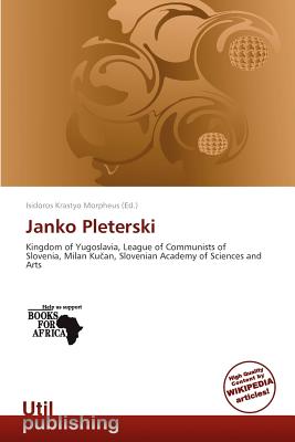 Utilpublishing Janko Pleterski by Krastyo Morpheus, Isidoros [Paperback] at Sears.com