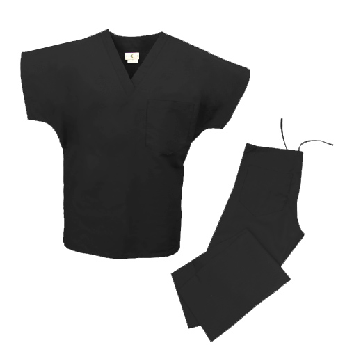 Spectrum Uniforms 844064003078 Tops-Pants Sets - Black - Size 3X at Sears.com