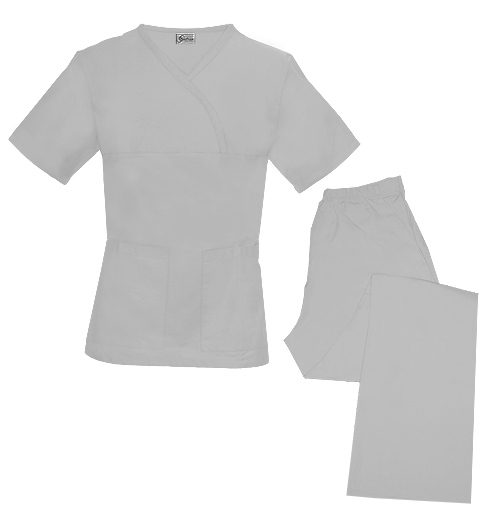 Spectrum Uniforms 844064001913 Tops-Pants Sets - White - X-Small at Sears.com