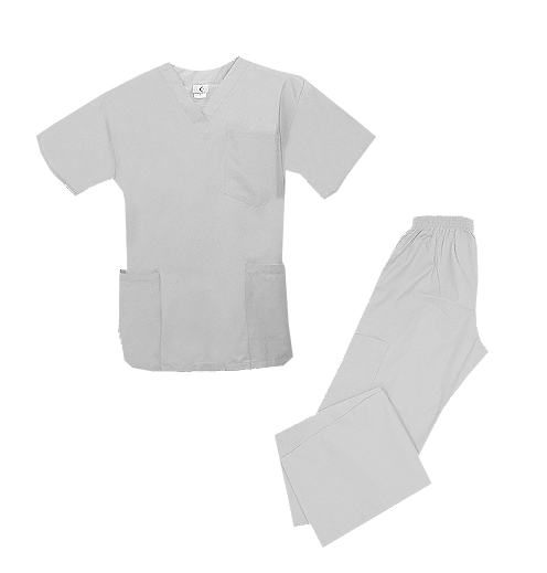 Spectrum Uniforms 844064000916 Tops-Pants Sets - White - X-Small at Sears.com