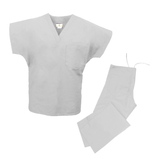 Spectrum Uniforms 844064003979 Tops-Pants Sets - White - Size 3X at Sears.com