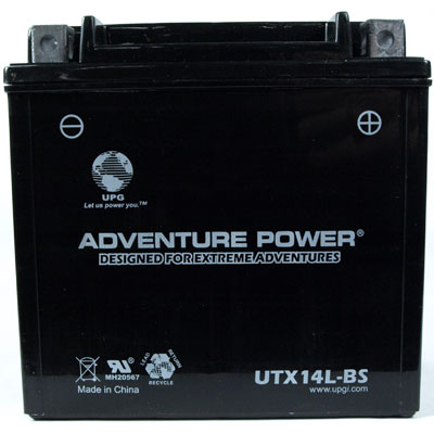 Universal Power UTX14L-BS Dry Charge AGM 12 Volt Battery at Sears.com