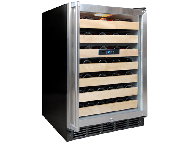 Vinotemp VT-50SBW10 50 Bottle Wine Cooler - Black-Stainless at Sears.com
