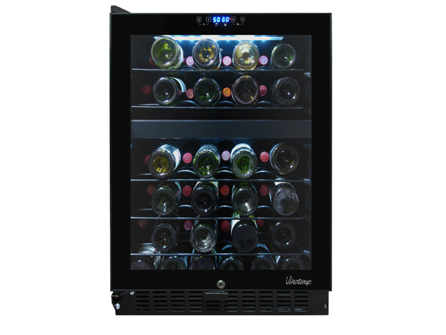 Vinotemp VT-46TS-2ZL 46 Bottle Dual-Zone Touch Screen Wine Cooler - Left Hinge at Sears.com