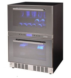 Vinotemp VT-DRAW2WCB 12 Bottle Dual-Zone Wine and Beverage Cooler at Sears.com